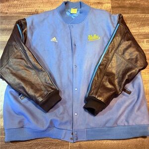 Vintage UCLA, Bruins  Adidas Blue and Cream Jacket Big and tall 4x